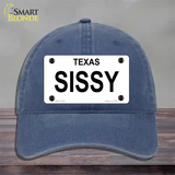 SISSY Novelty License Plate Hat Unconstructed Cotton / Navy