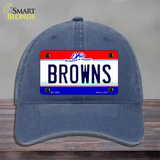 Browns Ohio State Novelty License Plate Hat Unconstructed Cotton / Navy