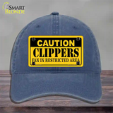 Caution Clippers Fan Novelty License Plate Hat Unconstructed Cotton / Navy