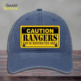 Caution Rangers Fan Novelty License Plate Hat Unconstructed Cotton / Navy