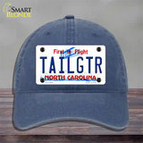 Tailgtr North Carolina Novelty License Plate Hat Unconstructed Cotton / Navy