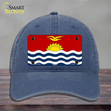 Kiribati Flag Novelty License Plate Hat Unconstructed Cotton / Navy
