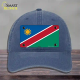 Namibia Flag Novelty License Plate Hat Unconstructed Cotton / Navy