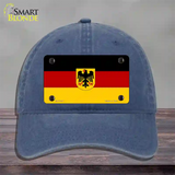 Germany State Flag Novelty License Plate Hat Unconstructed Cotton / Navy