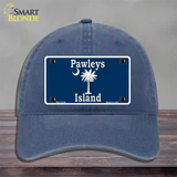 Pawleys Island Blue Novelty License Plate Hat Unconstructed Cotton / Navy