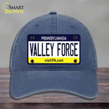 Valley Forge Pennsylvania State Novelty License Plate Hat Unconstructed Cotton / Navy