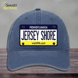Jersey Shore Pennsylvania State Novelty License Plate Hat Unconstructed Cotton / Navy