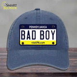 Bad Boy Pennsylvania State Novelty License Plate Hat Unconstructed Cotton / Navy