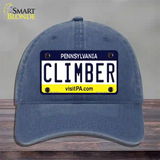 Climber Pennsylvania State Novelty License Plate Hat Unconstructed Cotton / Navy