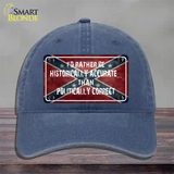 Historically Accurate Novelty License Plate Hat Unconstructed Cotton / Navy