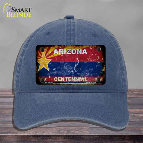 Arizona Centennial State Rusty Novelty License Plate Hat HAT-MLP-8190
