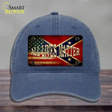 All Lives Matter Flag Novelty License Plate Hat Unconstructed Cotton / Navy