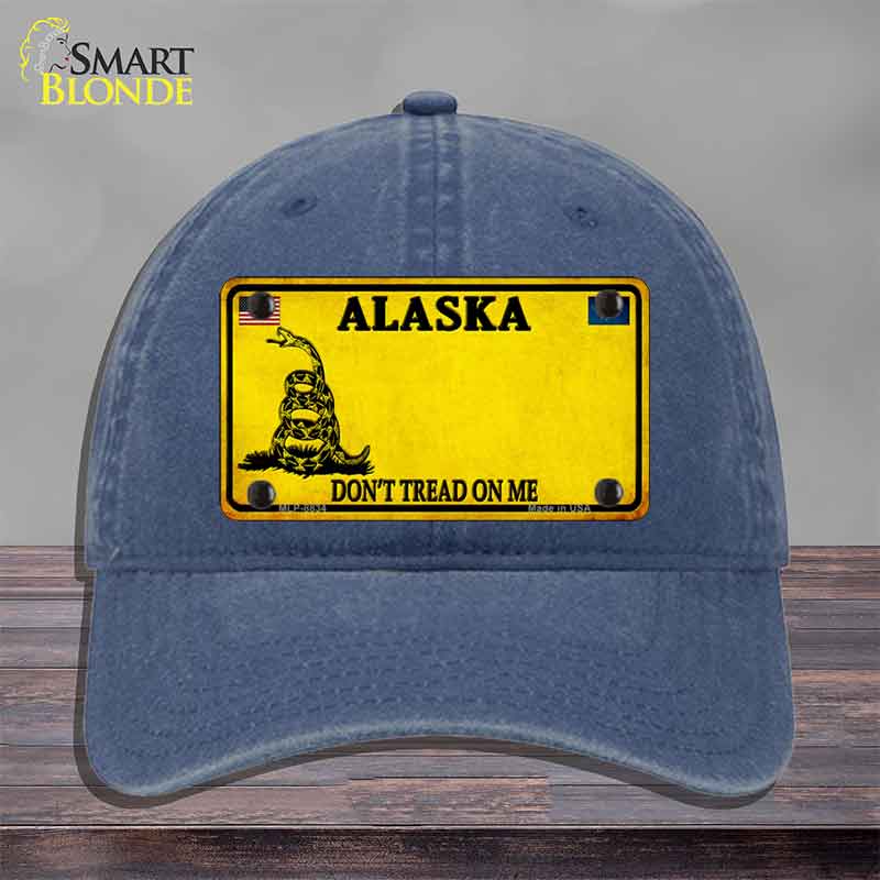 Alaska Dont Tread On Me Novelty License Plate Hat HAT-MLP-8834