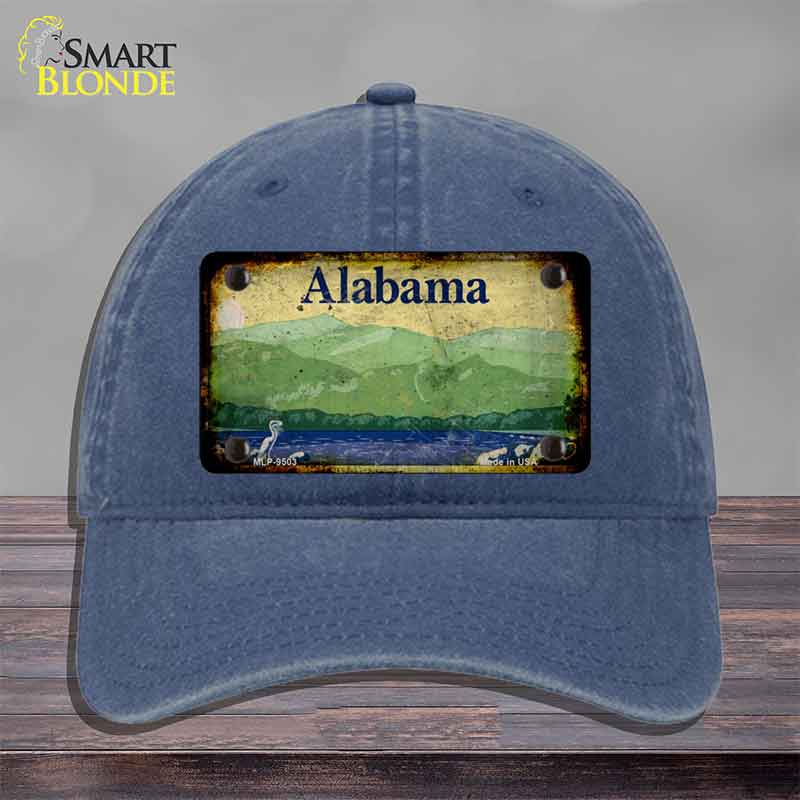 Alabama Rusty Novelty License Plate Hat HAT-MLP-9503