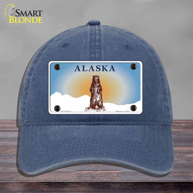 Alaska Bear Novelty License Plate Hat HAT-MLP-9511