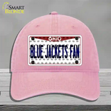 Blue Jackets Fan Ohio Novelty License Plate Hat Unconstructed Cotton / Pink