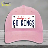 Go Kings California Novelty License Plate Hat Tag Unconstructed Cotton Pink