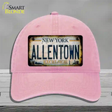 Allentown Excelsior New York Rusty Novelty License Plate Hat Tag Unconstructed Cotton Pink