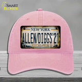 Allen Diggs 21 NY Excelsior Rusty Novelty License Plate Hat Tag Unconstructed Cotton Pink