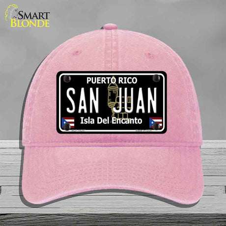 San Juan Puerto Rico Black Novelty License Plate Hat HAT-MLP-14297