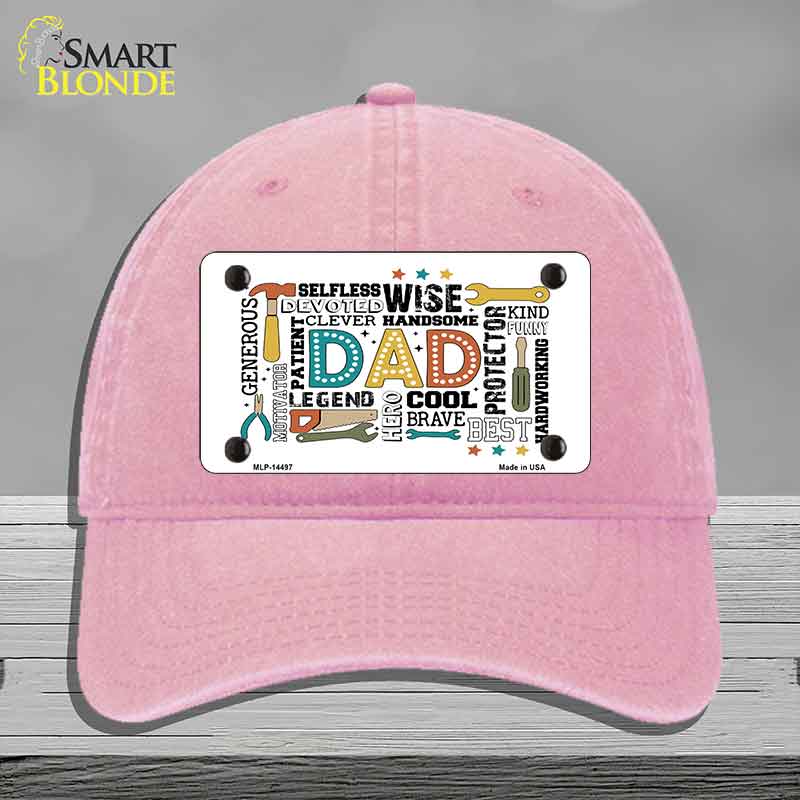 Dad Qualities Novelty License Plate Hat HAT-MLP-14497