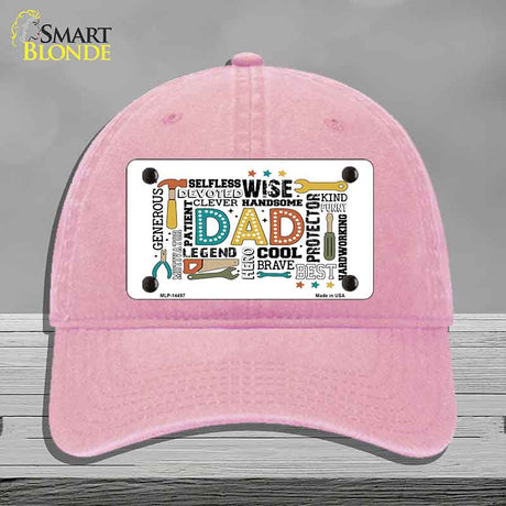 Dad Qualities Novelty License Plate Hat HAT-MLP-14497