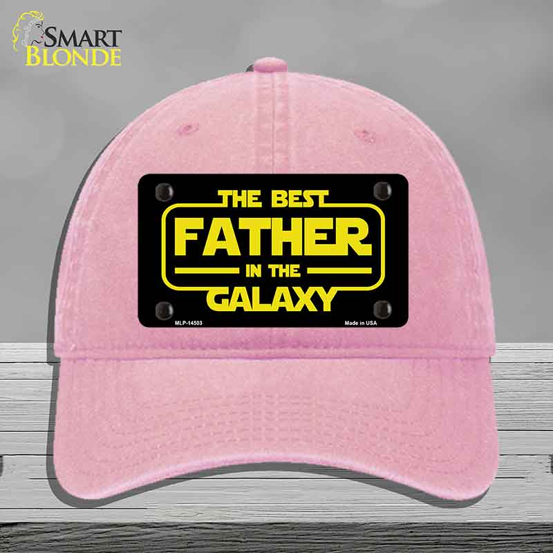 Best Father in the Galaxy Novelty License Plate Hat HAT-MLP-14503