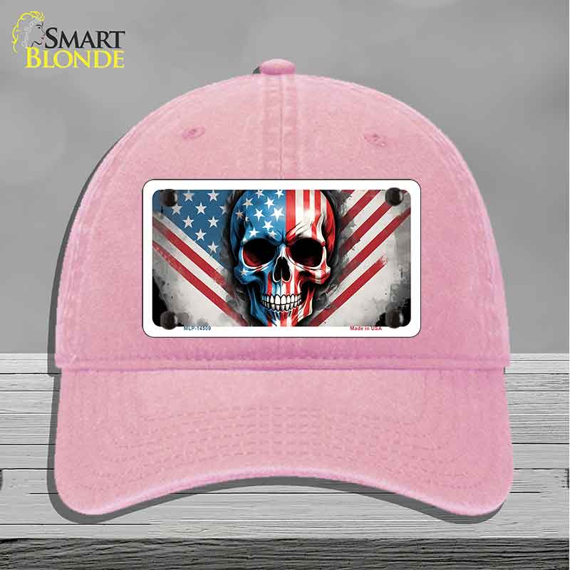 American Skull Novelty License Plate Hat HAT-MLP-14509