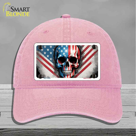 American Skull Novelty License Plate Hat HAT-MLP-14509