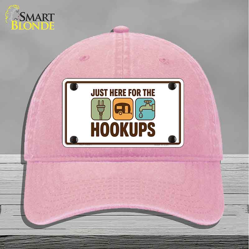 Just Here for the Hookups Novelty License Plate Hat HAT-MLP-14531