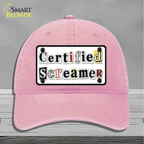 Certified Screamer Novelty License Plate Hat HAT-MLP-14542