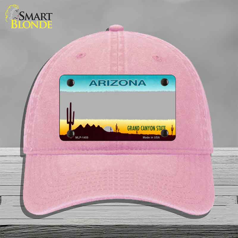Arizona Gray State Blank Novelty License Plate Hat HAT-MLP-1455