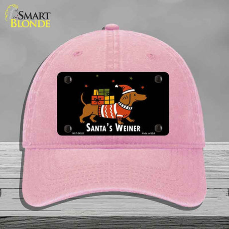 Santas Weiner Novelty License Plate Hat HAT-MLP-14551