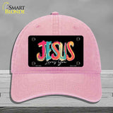 Jesus Loves You Novelty License Plate Hat HAT-MLP-14553