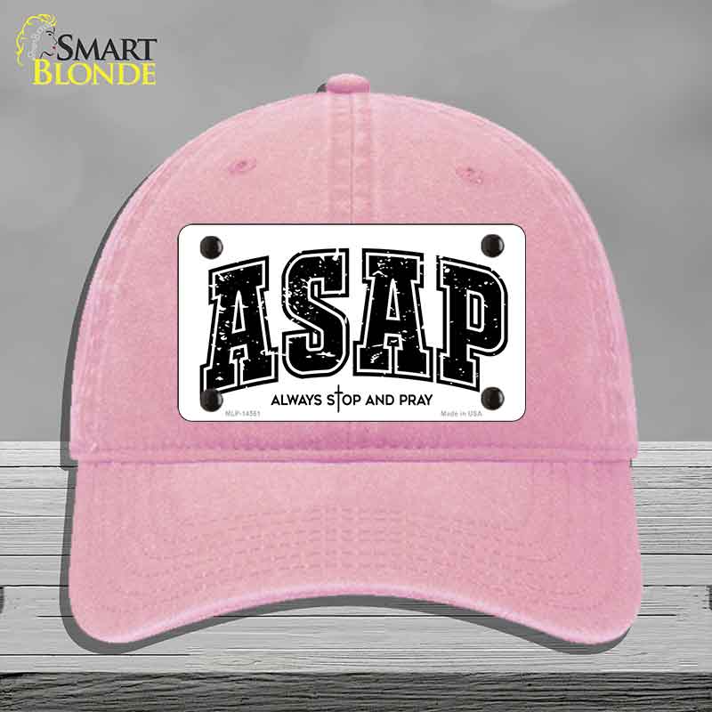 Always Stop and Pray Novelty License Plate Hat HAT-MLP-14561