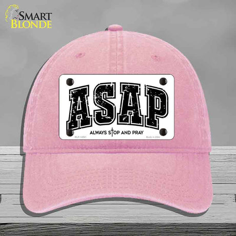 Always Stop and Pray Novelty License Plate Hat HAT-MLP-14561