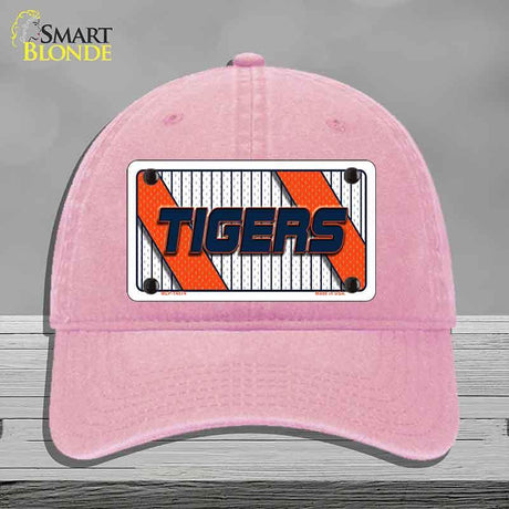 TIGERS Graphic Novelty License Plate Hat HAT-MLP-14574 Unconstructed Cotton Pink