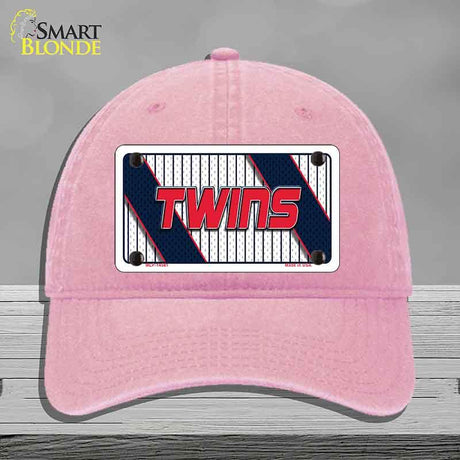 TWINS Graphic Novelty License Plate Hat HAT-MLP-14581 Unconstructed Cotton Pink