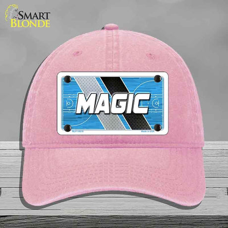 MAGIC Graphic Novelty License Plate Hat HAT-MLP-14616 Unconstructed Cotton Pink