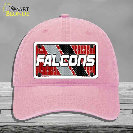 FALCONS Graphic Novelty License Plate Hat HAT-MLP-14626 Unconstructed Cotton Pink