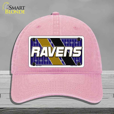 RAVENS Graphic Novelty License Plate Hat HAT-MLP-14627 Unconstructed Cotton Pink