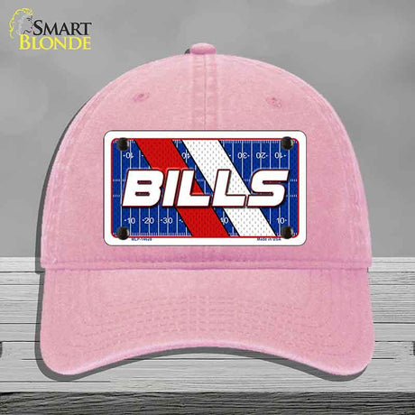 BILLS Graphic Novelty License Plate Hat HAT-MLP-14628 Unconstructed Cotton Pink