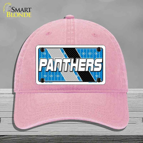 PANTHERS Graphic Novelty License Plate Hat HAT-MLP-14629 Unconstructed Cotton Pink