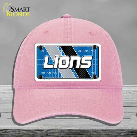 LIONS Graphic Novelty License Plate Hat HAT-MLP-14635 Unconstructed Cotton Pink