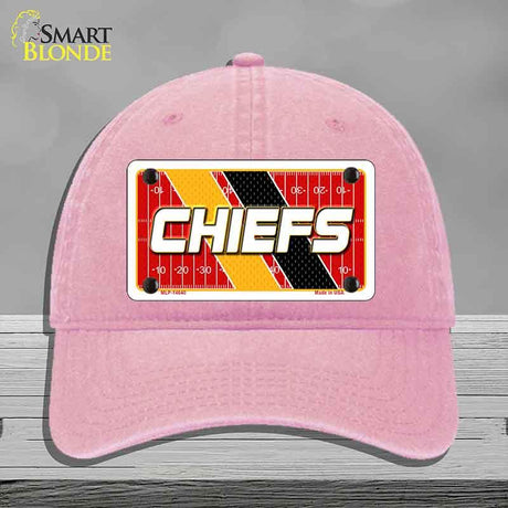 CHIEFS Graphic Novelty License Plate Hat HAT-MLP-14640 Unconstructed Cotton Pink