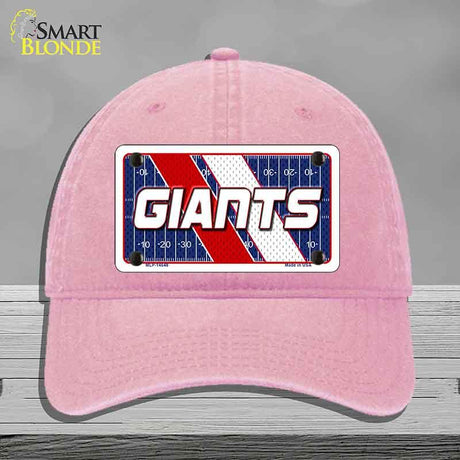 GIANTS Graphic Novelty License Plate Hat HAT-MLP-14648 Unconstructed Cotton Pink