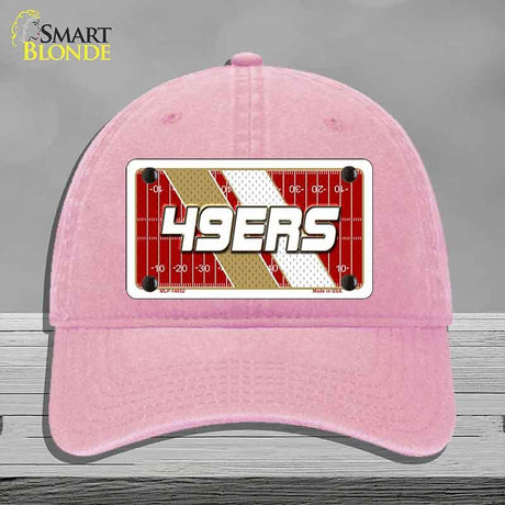 49ERS Graphic Novelty License Plate Hat HAT-MLP-14652 Unconstructed Cotton Pink
