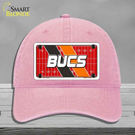 BUCS Graphic Novelty License Plate Hat HAT-MLP-14654 Unconstructed Cotton Pink