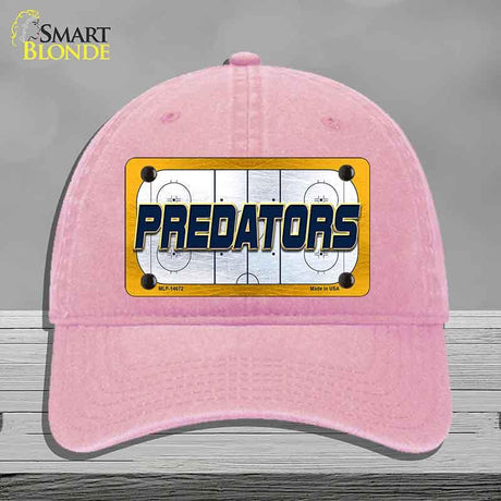 PREDATORS Graphic Novelty License Plate Hat HAT-MLP-14672 Unconstructed Cotton Pink