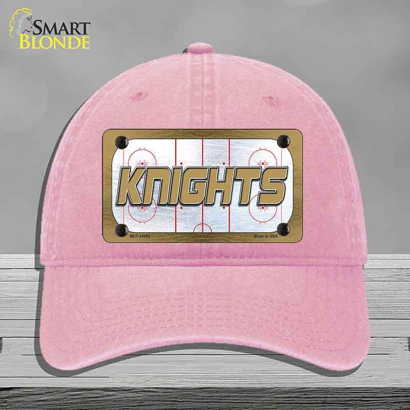 KNIGHTS Graphic Novelty License Plate Hat HAT-MLP-14686 Unconstructed Cotton Pink